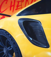 Porsche 991 991.1 911 Turbo/Turbo S/GT3RS 2012-2016 991 991.2 911 Turbo/Turbo S/GT3RS/GT2RS 2017-2019 with Aftermarket Parts - Carbon Fiber Side Vents from CMST Tuning